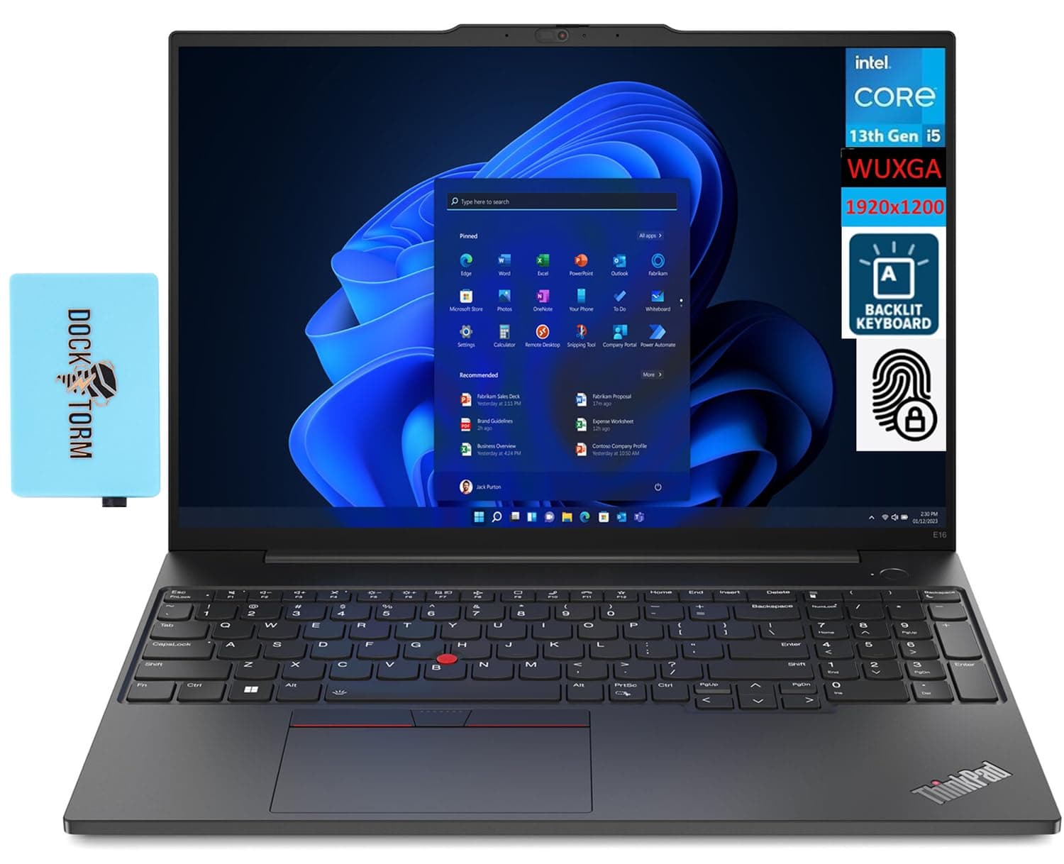 Lenovo Thinkpad E16 Gen 1 Business Laptop 16 0 Ips Wuxga intel I5 1335u 10 Core 16gb Ram 1tb Pcie Ssd Backlit Kyb Fingerprint Thunderbolt 4 Wifi 6 Win 11 Pro upgraded
