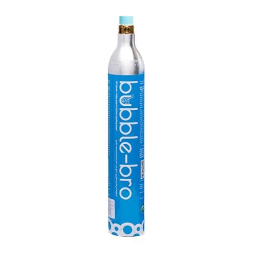 bubblebro 60L CO₂ Cylinder - 410g Food-Grade CO₂ - Compatible also with Drinkmate & Other Standard EU/US Soda Makers (Excludes Quick-Connect & AU Models)
