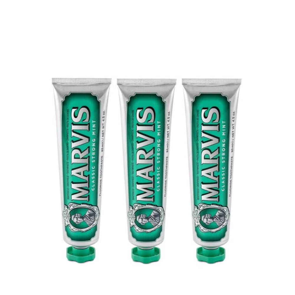 Marvis Classic Strong Mint Toothpaste Bundle (3x85ml)