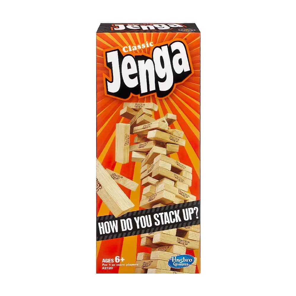 HASBRO Jenga Wooden Blocks Game