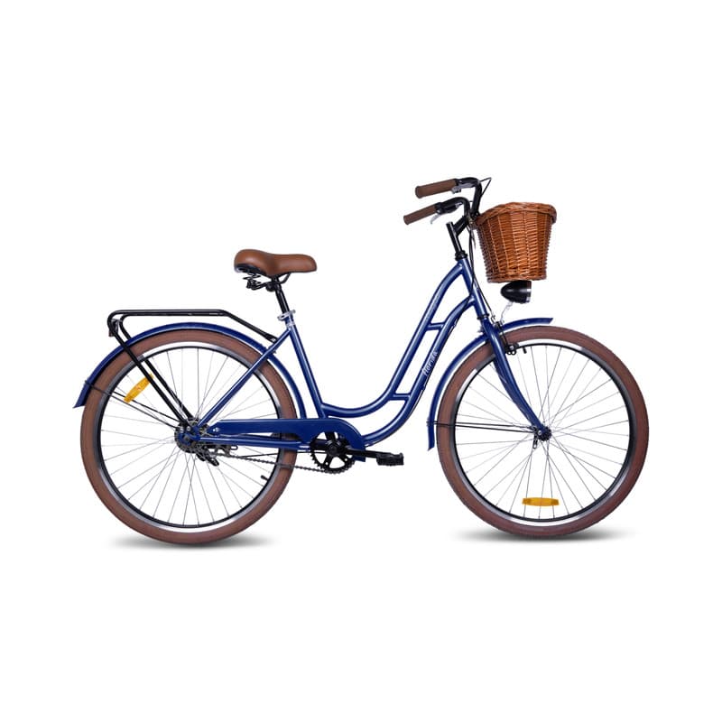 Mogoo Florida 26 Cruiser Bike Navy Blue