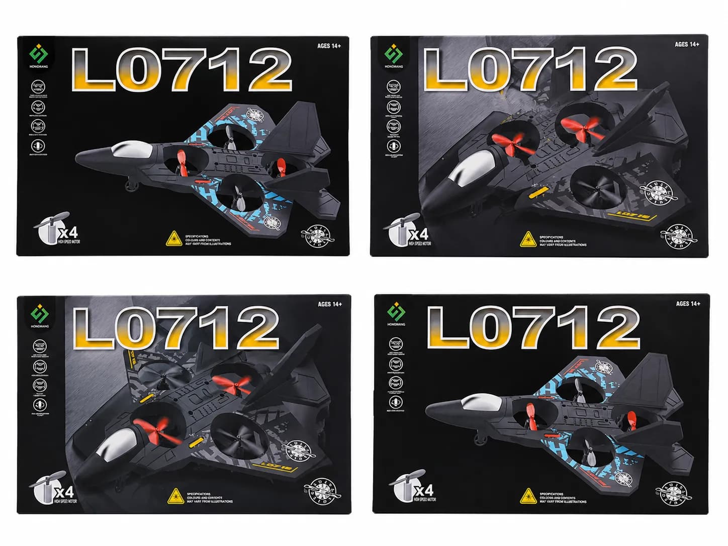 L0712 High-Speed Remote Control Fighter Drone Toy